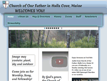 Tablet Screenshot of churchofourfather.org